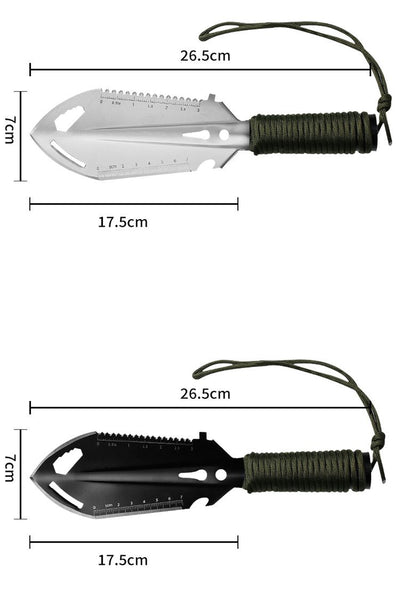outdoor survival schep zilver afmetingen