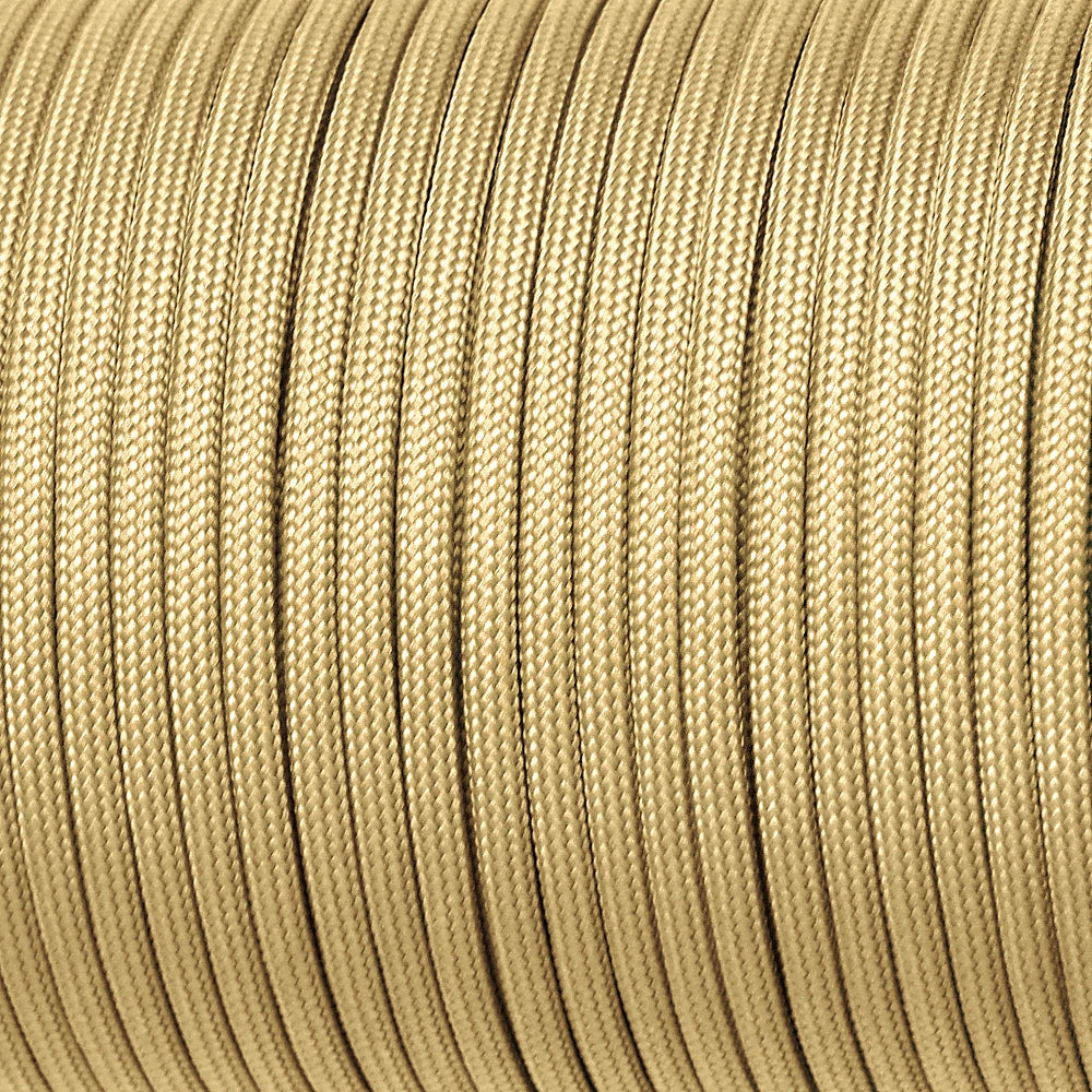 Paracord 550 Typ III in Beige in Nahaufnahme