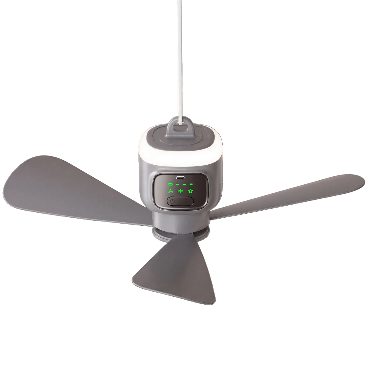 Deckenventilator von oben mit Aufhängehaken
