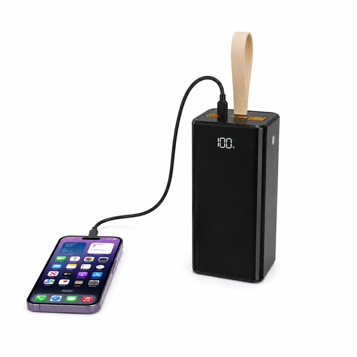 powerbank 100.000 mah met usb c