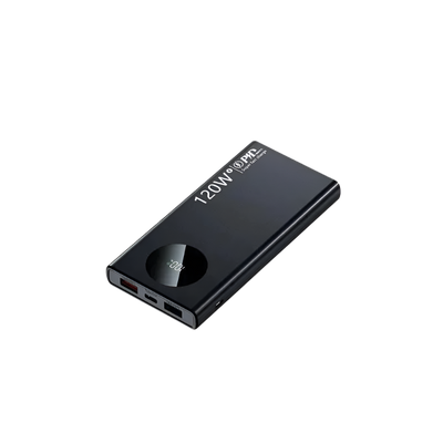 powerbank zwart 30.000 mAh met USB-C ingang