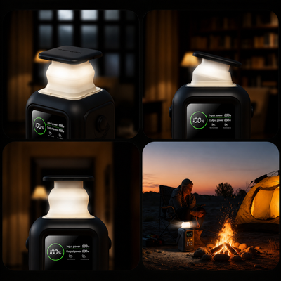 Powerstation 200W 60,000mAh LiFePO4 - Portable with Solar Panel Support 