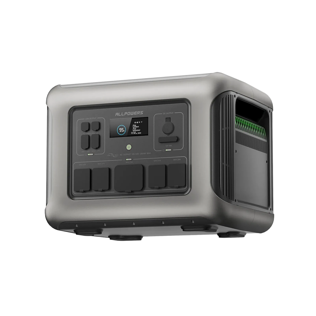 powerstation met zonnepaneel voor outdoor en kamperen