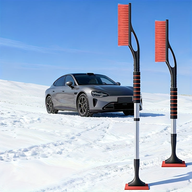 Extendable Snow Brush with Ice Scraper – 89 cm