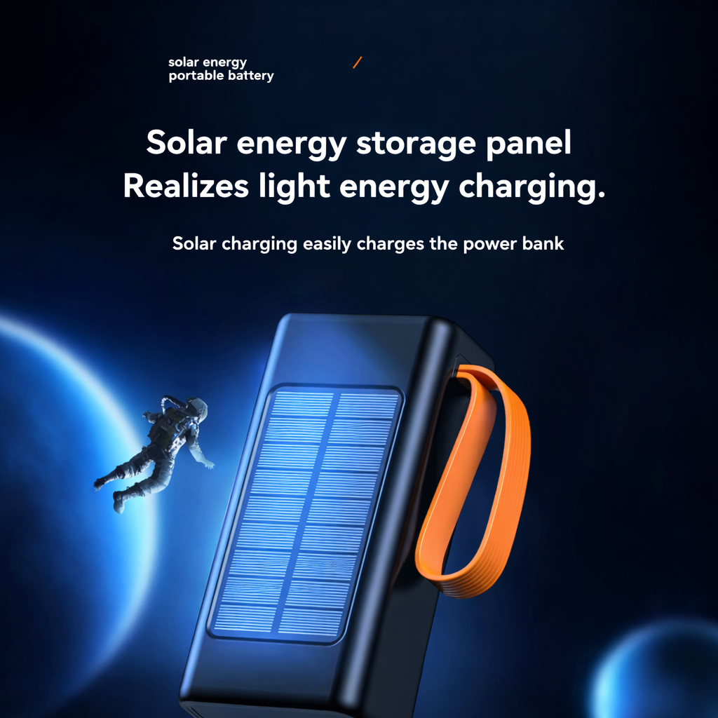 Solar Powerbank 50,000mAh | Super Fast Charge with solar energy