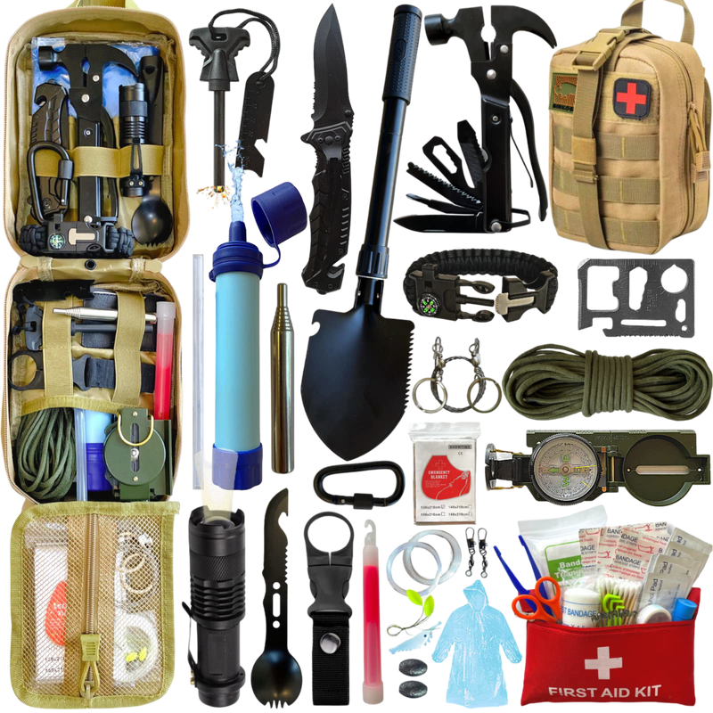 Ultimate Emergency Kit with Water Filter | Extra Large