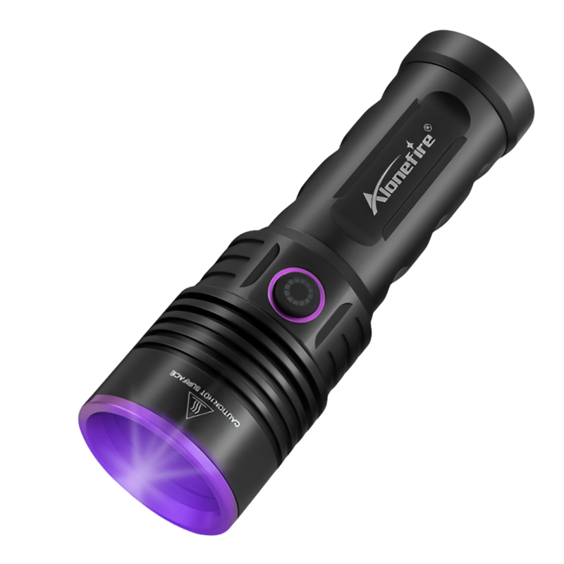 UV Zaklamp 3x 365nm 12 core - Oplaadbare Blacklight Zaklamp