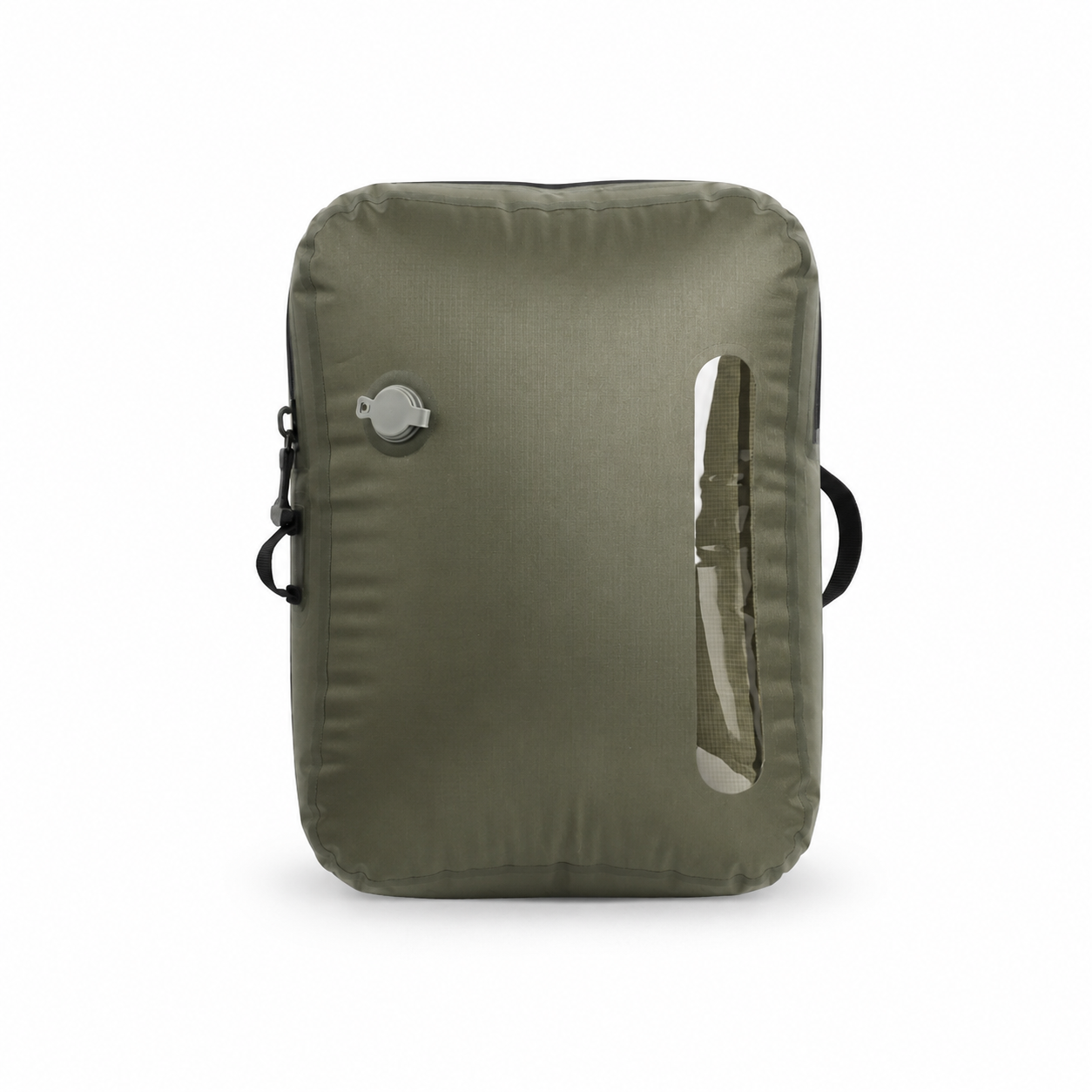 Compacte olijfgroene vacuümzak voor kleding van 18 liter