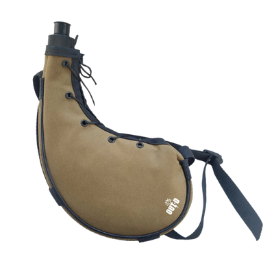 waterzak en drinkzak voor het wandelen of tijdens het kamperen in beige kleur