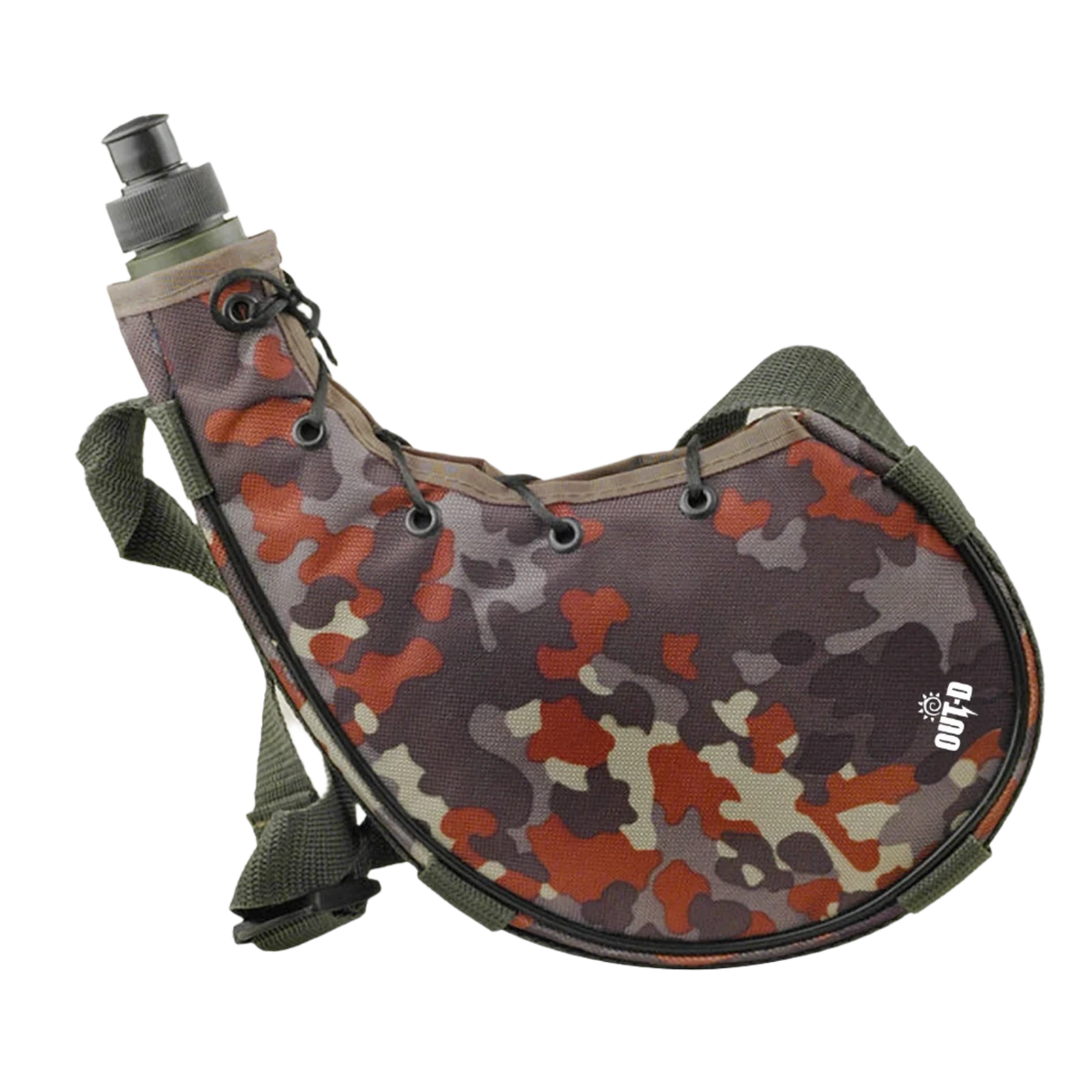 800 ml water bag in brown camouflage