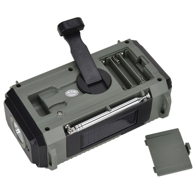 zaklamp radio opwindbaar