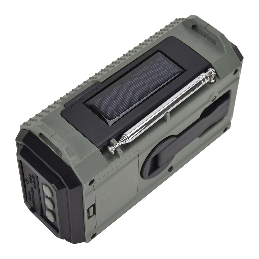 zaklamp radio opwindbaar survival